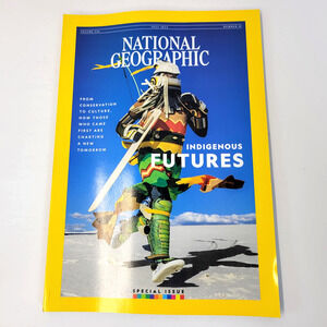 National Geographic Magazine July 2024 Indigenous Futures Special Back Issue